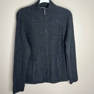 Pendleton wool full zip sweater size M